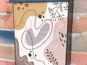 Minimalist Zen Mid Century Art  #42 Colonial Mailbox Cover