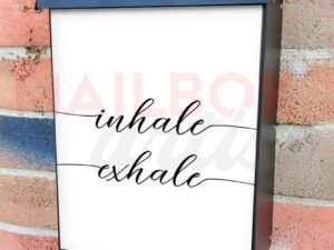 Minimalist Zen Mid Century Art  #43 Colonial Mailbox Cover