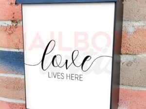 Minimalist Zen Mid Century Art  #45 Colonial Mailbox Cover