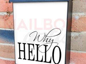 Minimalist Zen Mid Century Art  #47 Colonial Mailbox Cover