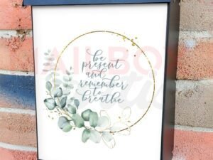 Minimalist Zen Mid Century Art  #48 Colonial Mailbox Cover