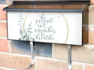 Minimalist Zen Mid Century Art  #48 Townhouse Mailbox Cover