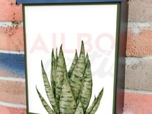 Minimalist Zen Mid Century Art  #49 Colonial Mailbox Cover