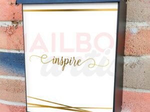 Minimalist Zen Mid Century Art  #51 Colonial Mailbox Cover