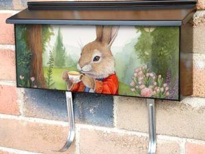 Peter Rabbit Tea Party Townhouse Mailbox Cover