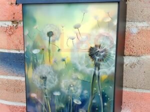 Beautiful Morning Dandelions Colonial Mailbox Cover