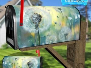 Beautiful Morning Dandelions Decorative Rural Farm Mailbox Cover