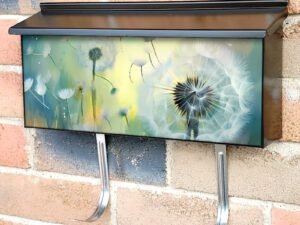 Beautiful Morning Dandelions Townhouse Mailbox Cover