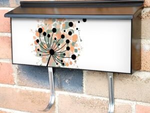 Abstract Dandelion Townhouse Mailbox Cover