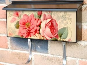 Vintage Strawberry Cupcake #2 Townhouse Mailbox Cover