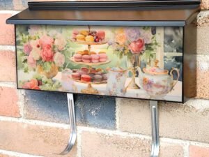 High Tea in the Garden #1 Townhouse Mailbox Cover