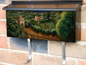 Tuscan Mosaic Landscapes #3 Townhouse Mailbox Cover