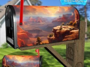 Sunset in the Grand Canyon Decorative Rural Farm Mailbox Cover