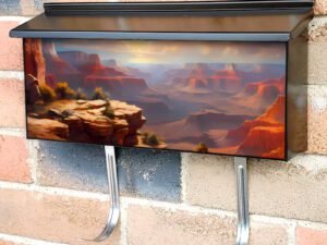 Sunset in the Grand Canyon Townhouse Mailbox Cover