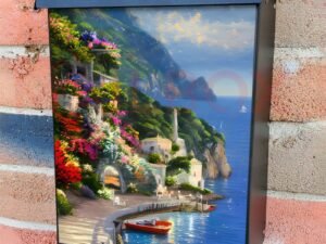 The Beautiful Amalfi Colonial Mailbox Cover