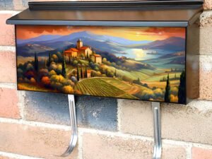 Summer Afternoon in Tuscany Townhouse Mailbox Cover
