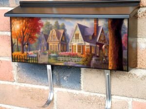 The Tulip Cottage Townhouse Mailbox Cover