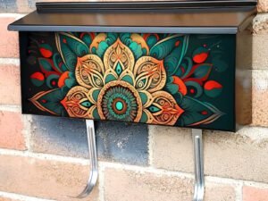Beautiful Mandala Design #2 Townhouse Mailbox Cover
