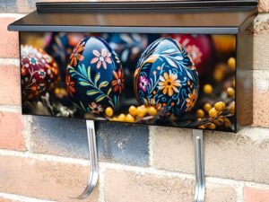 Many Easter Eggs On Easter Day 2 Townhouse Mailbox Cover