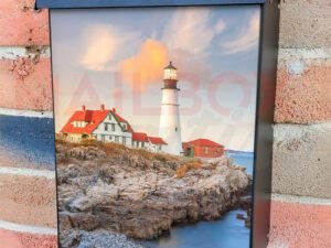 Portland Head Light Colonial Mailbox Cover