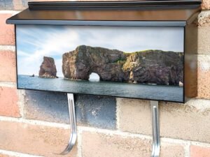 Perce Rock In Canada Townhouse Mailbox Cover