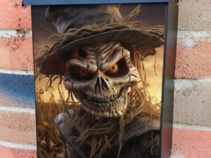 Scarecrow Monster Colonial Mailbox Cover