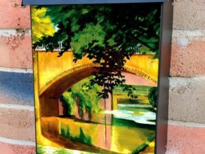 Canal of Amsterdam Colonial Mailbox Cover