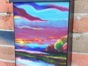 Beautiful Fantasy Landscape #3 Colonial Mailbox Cover