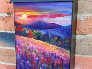 Beautiful Fantasy Landscape #4 Colonial Mailbox Cover