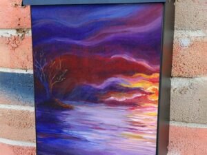 Beautiful Fantasy Landscape #6 Colonial Mailbox Cover