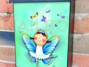 Cute Butterfly Angel Colonial Mailbox Cover