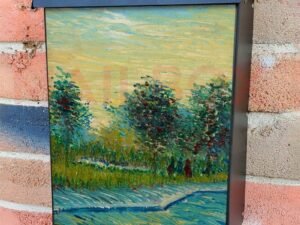 Square Saint Pierre by Van Gogh Colonial Mailbox Cover