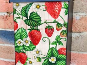 Cute Strawberry Design Colonial Mailbox Cover