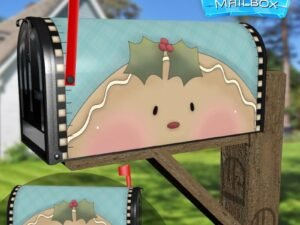 Cute Gingerbread Girl #2 Decorative Rural Farm Mailbox Cover