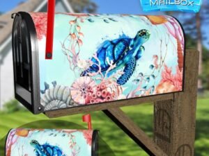 Beautiful Sea Turtle Decorative Rural Farm Mailbox Cover