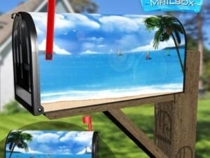 Beautiful Tropical Summer Decorative Rural Farm Mailbox Cover