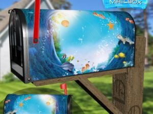Underwater Fantasy Decorative Rural Farm Mailbox Cover