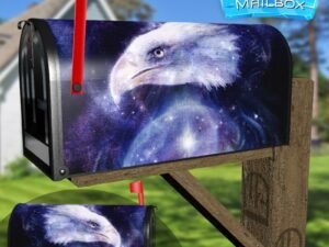 Eagle and Yin and Yang Symbol Decorative Rural Farm Mailbox Cover