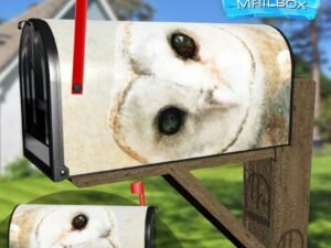 Curious Barn Owl Decorative Rural Farm Mailbox Cover