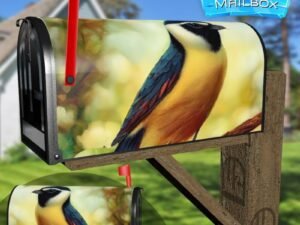Summer Bird on the Tree #3 Decorative Rural Farm Mailbox Cover