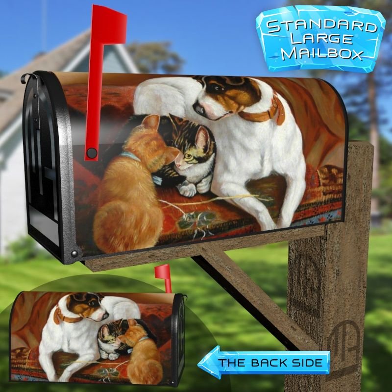 The Foster Mother by J. S. Dyson Decorative Rural Farm Mailbox Cover