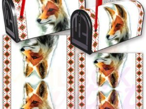 Beautiful Arctic Fox Decorative Rural Farm Mailbox Cover