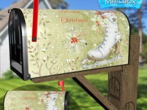 Antique Ice Skate #1 Decorative Rural Farm Mailbox Cover