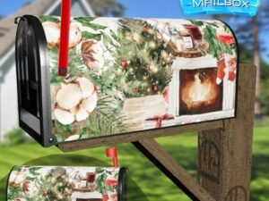 Victorian Christmas Design #8 Decorative Rural Farm Mailbox Cover
