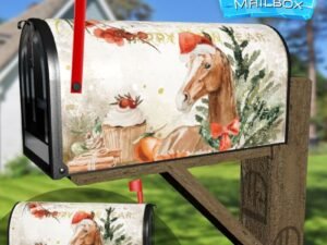 Victorian Christmas Design #9 Decorative Rural Farm Mailbox Cover