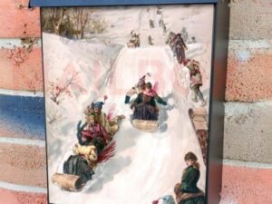 Victorian Toboggans Colonial Mailbox Cover