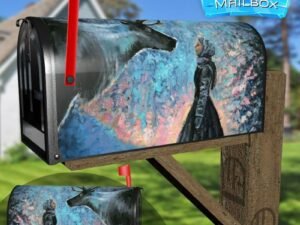 Best Winter Friends Decorative Rural Farm Mailbox Cover