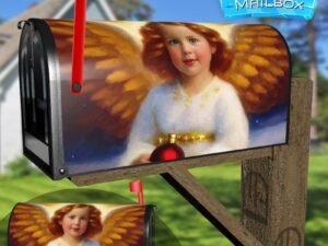 Beautiful Christmas Angel #2 Decorative Rural Farm Mailbox Cover