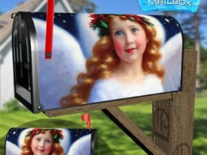 Beautiful Christmas Angel #3 Decorative Rural Farm Mailbox Cover