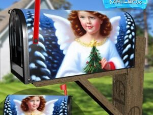 Beautiful Christmas Angel #7 Decorative Rural Farm Mailbox Cover